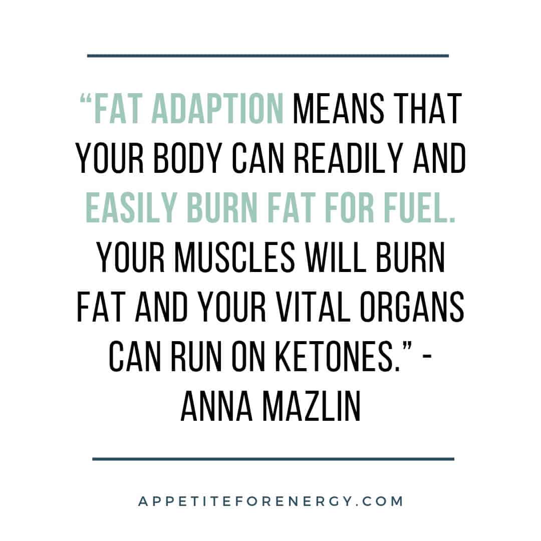 Quote about fat adaption - How To Have A Cheat Day On The Keto Diet