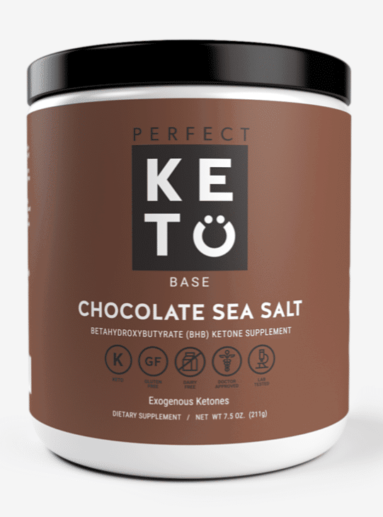 Perfect Keto Base Chocolate Sea Salt Flavor - 27 Amazing Gifts For Healthy Keto Moms & Women